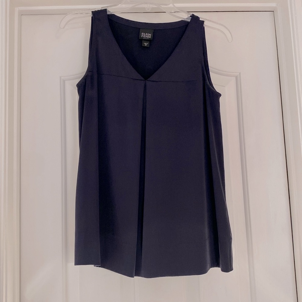 Navy Blue Blouse